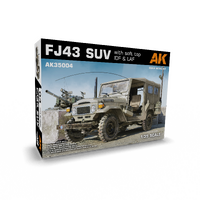 AK Interactive 1/35 FJ43 SUV with Soft top IDF & LAF Plastic Model Kit