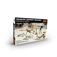 AK Interactive 1/35 Infantry Support Weapon Set 1: DShKM & SPG-9 Plastic Model Kit
