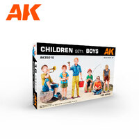 AK Interactive 1/35 Children Set 1: Boys Plastic Model Kit
