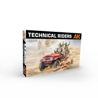 AK Interactive 1/35 Technical Riders Plastic Model Kit