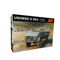 AK Interactive UNIMOG S 404 Europe & Africa Plastic Model Kit