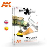AK Interactive Book: Worn Art Collection 01 - Wooden - English