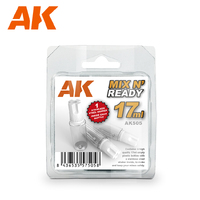 AK Interactive Mix And Ready - Acrylics (6 Empty, 17ml Jars With Shaker Ball)  [AK505]
