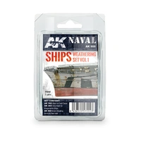 AK Interactive Weathering: Ships Vol.1 Weathering Enamel Paint Set