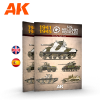 AK Interactive 1941-1945 American Military Vehicles Book [AK642]