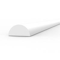 AK Interactive Styrene Half cane 3.00 x 350mm (pack of 3)