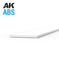 AK Interactive ABS Strips 0.25 x 4.00 x 350mm