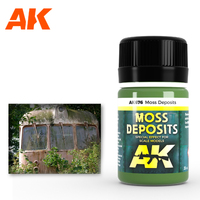 AK Interactive Weathering: Moss Deposit 35ml Enamel Paint [AK676]
