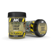 AK Interactive Dioramas: Water Gel Swamp Green Effects - 250ml (Acrylic) [AK8006]