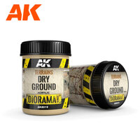 AK Interactive Dioramas: Terrains Dry Ground - 250ml (Acrylic) [AK8015]