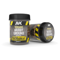 AK Interactive Dioramas: Terrains Muddy Ground - 250ml (Acrylic) [AK8017]