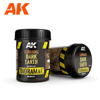 AK Interactive Dioramas: Terrains Dark Earth - 250ml (Acrylic) [AK8018]