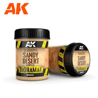AK Interactive Dioramas: Terrains Sandy Desert - 250ml (Acrylic) [AK8022]