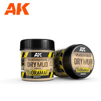 AK Interactive Dioramas: Splatter Effects Dry Mud - 100ml (Acrylic) [AK8027]