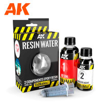 AK Interactive Dioramas: Resin Water 2-Components Epoxy Resin - 375ml  [AK8043]