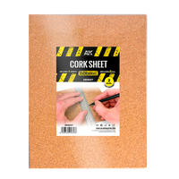 AK Interactive Cork Sheets - Fine Grained 200 X 300 X 2mm (2 Sheets) [AK8047]