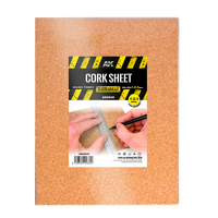 AK Interactive Cork Sheets - Fine Grained 200 X 300 X 1-2-3mm (3 Sheets) [AK8049]