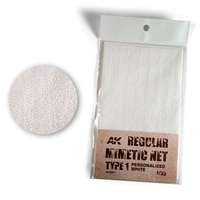 AK Interactive Regular Camouflage Net Type 1 Personalized White [AK8061]