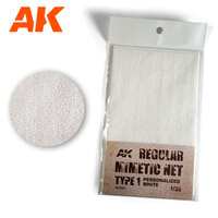 AK Interactive Regular Camouflage Net Type 1 Personalized White [AK8061]
