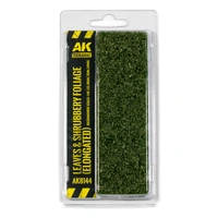 AK Interactive Dioramas: Leaves And Shrubbery Foliage (Elongated)