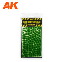 AK Interactive Dark Green Tufts 4mm