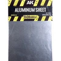 AK Interactive Aluminium Sheet 100µm 200X250mm