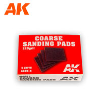 AK Interactive Coarse Sanding Pads 120 grit. 4 units [AK9016]