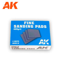 AK Interactive Fine Sanding Pads 400 grit. 4 units [AK9018]
