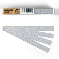 AK Interactive Dry Sandpaper 240 grit x 50 units [AK9022]