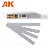 AK Interactive Dry Sandpaper 600 grit x 50 units [AK9024]