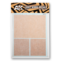 AK Interactive Calcas De Madera Clara Wet Transfer [AK9081]