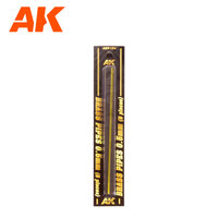 AK Interactive Brass Pipes 0.5mm 5 Units [AK9104]