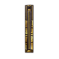 AK Interactive Brass Pipes 0.6mm 5 Units [AK9105]