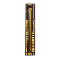 AK Interactive Brass Pipes 2.8mm 2 Units [AK9122]