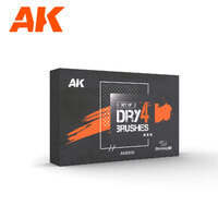 AK Interactive Dry Brush 4 Set