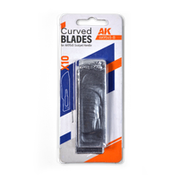 AK Interactive Curved Blades For Scalpel Handle AK9545 (10 Units)