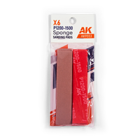 AK Interactive Sponge P1200-1500 Grit Sanding Pad