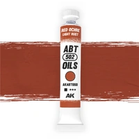 AK Interactive ABT 502: Red Ochre / Light Rust 20ml Oil Paint