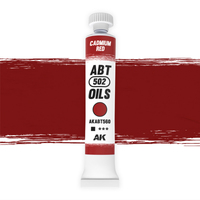 AK Interactive ABT 502: Cadmium Red 20ml Oil Paint