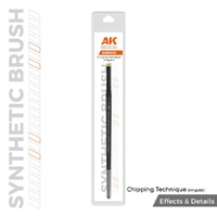 AK Interactive Synthetic Brush - Chipping Technique (Angular)