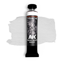AK Interactive Acrylic Weathering Gouache: Snow White - 20ml
