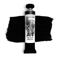 AK Interactive Acrylic Weathering Gouache: Black - 20ml