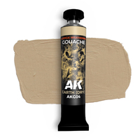AK Interactive Acrylic Weathering Gouache: Earth (Dry) - 20ml