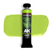 AK Interactive Acrylic Weathering Gouache: Moss Green - 20ml