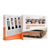 AK Interactive Acrylic Weathering Gouache: Weathering Effects Set