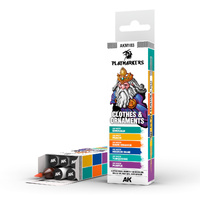 AK Interactive Playmarkers Set - Clothes & Ornaments  (6 Colours)