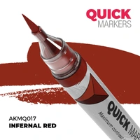 AK Interactive Quick Marker: Infernal Red