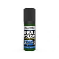 AK Interactive Real Colors: Clear Green - 17ml Lacquer Paint