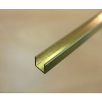 Albion CC1 Brass C Channel 1.0 x 1.5 x 1.0 x 305mm (1)