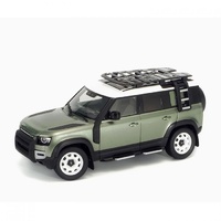 Almost Real 1/18 Land Rover Defender 110 With Roof Pack - 2020 - Pangea Green Diecast